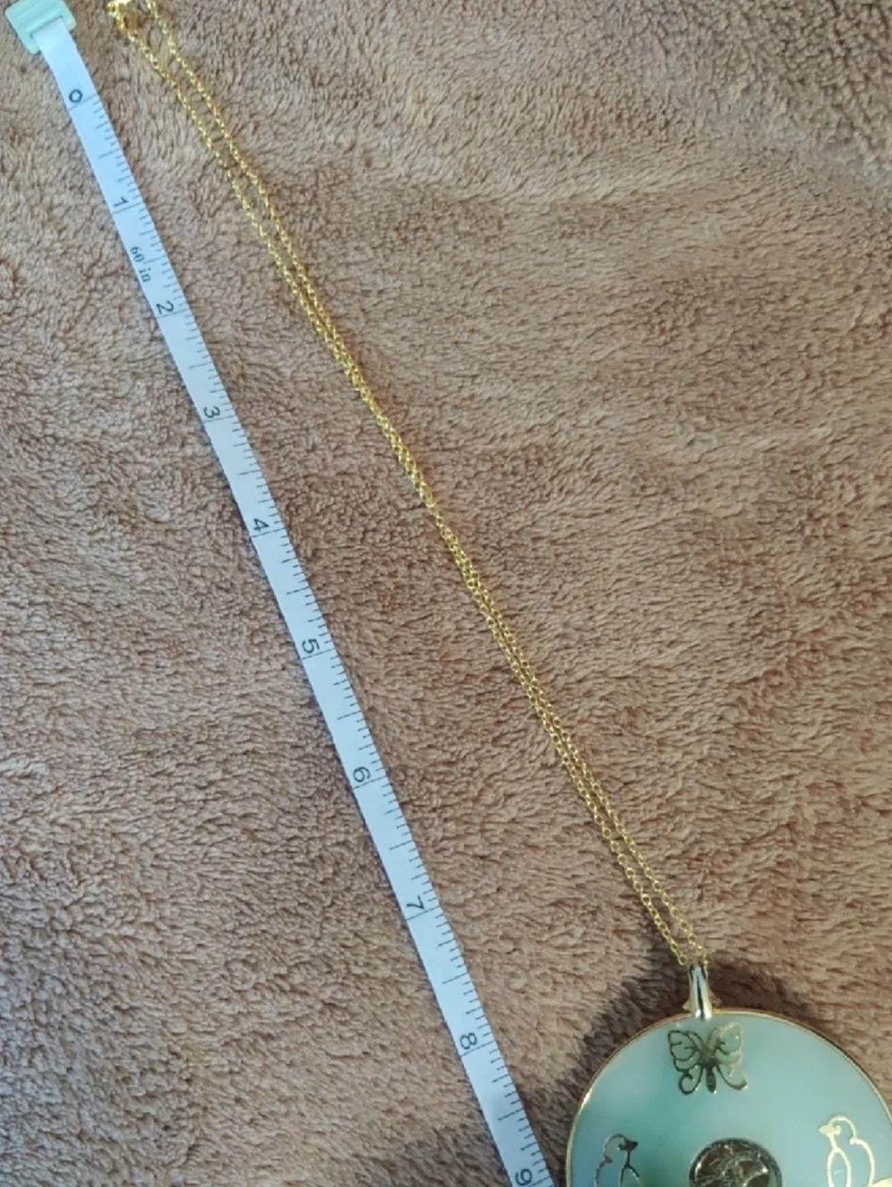 Aqua Quilted Mini Crossbody Bag with Cat Charm - Picture 9 of 10